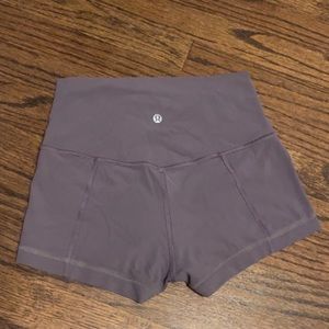 Lululemon 2’’ purple spandex size 4